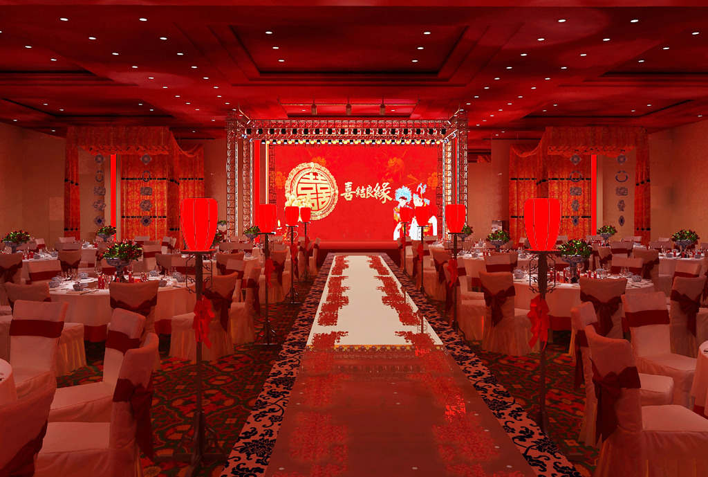 古风婚礼现场布置,古风婚礼图片,古风婚礼流程_大山谷图库