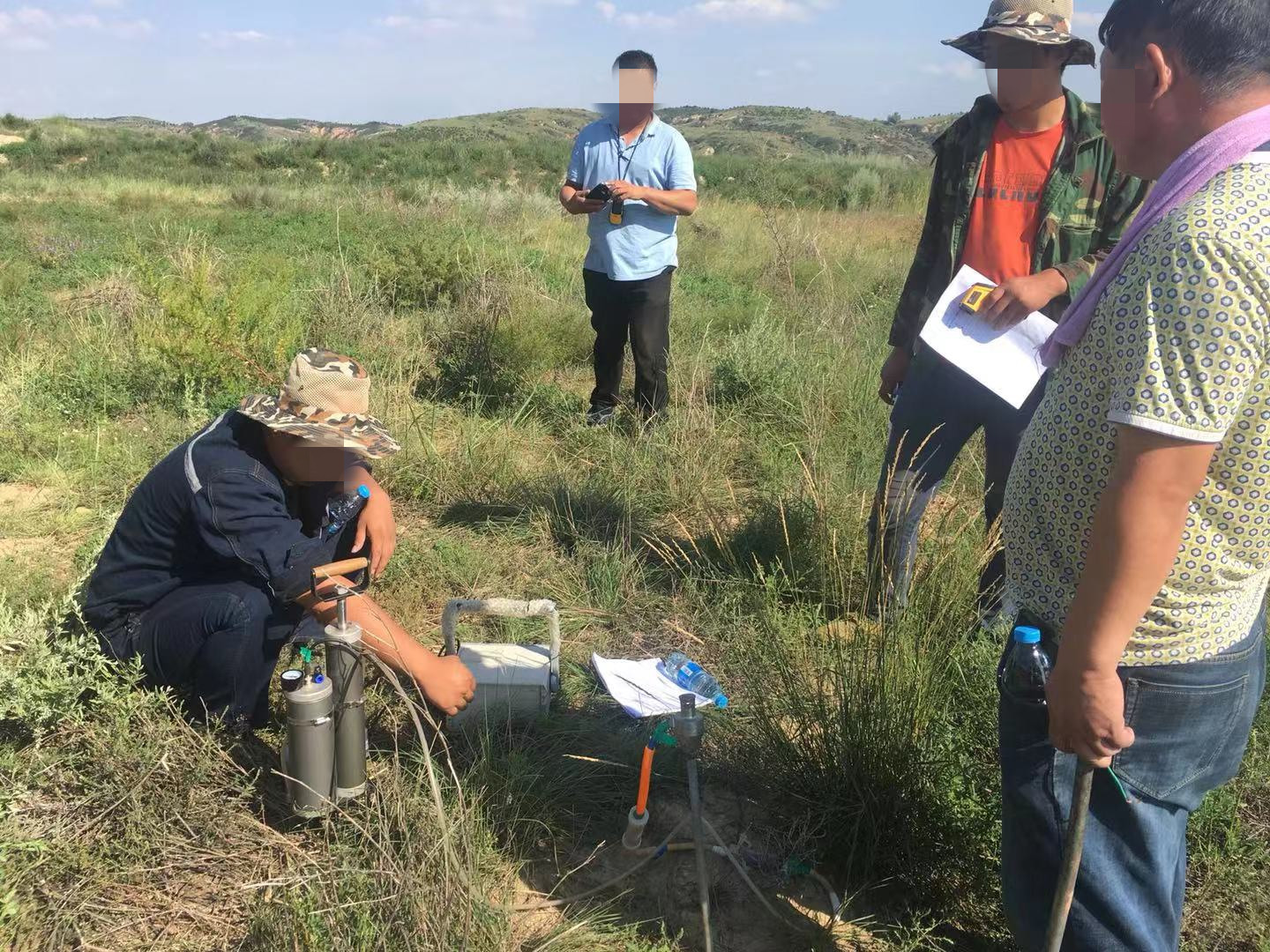 氡气测量法寻找煤矿采空区