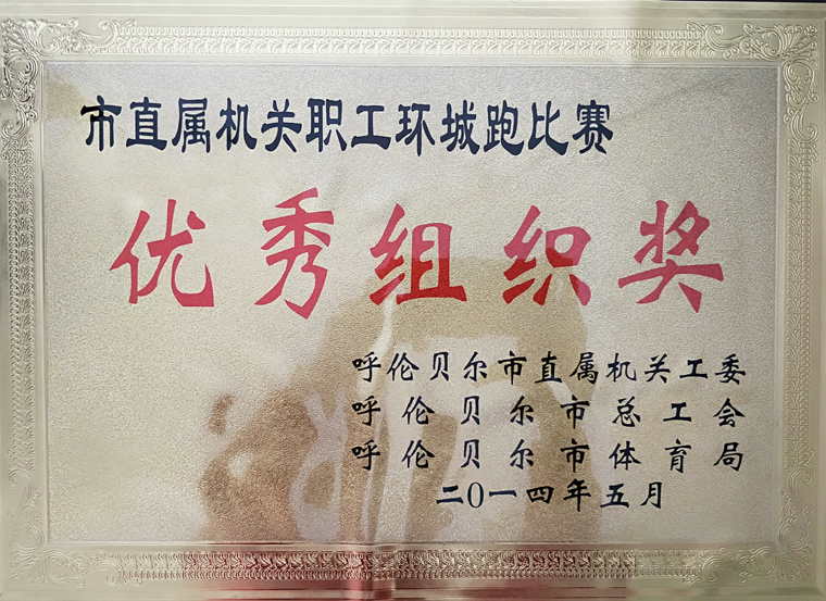 环城跑比赛优秀组织奖