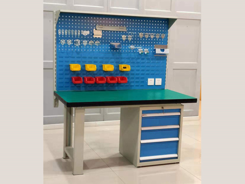 四抽柜带挂板工作台