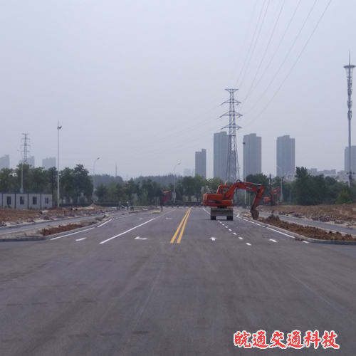 新安路道路劃線