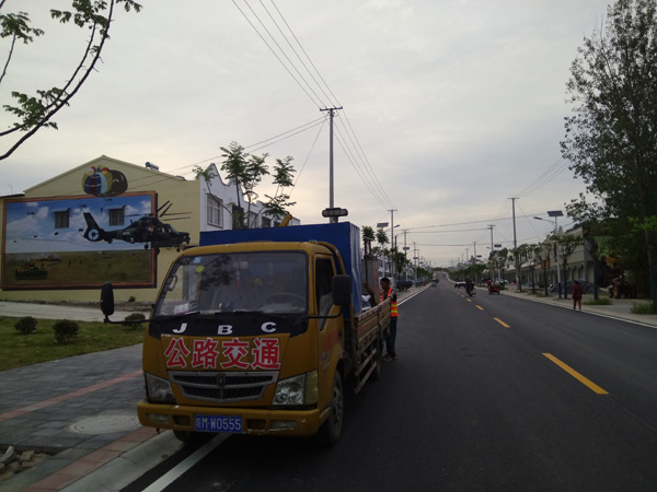 軍旅小鎮-三界道路標線施