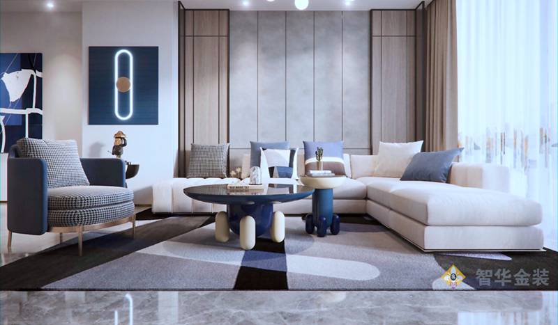 智华金装：清新浪漫布艺沙