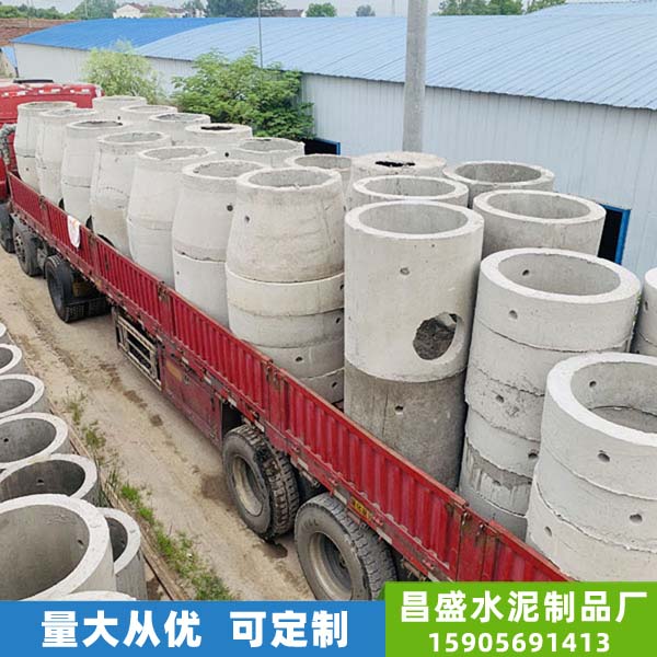 杭州某客戶采購的水泥檢查井已發貨