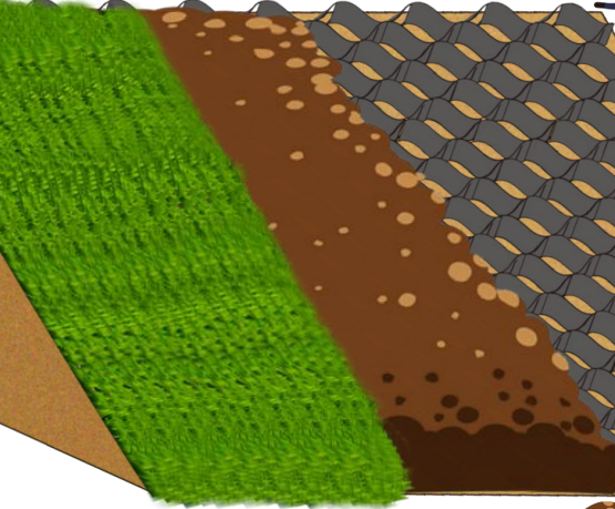 蜂格护坡系统技术原理——生态护坡