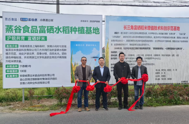 沪皖携手打造富硒稻米基地  蒸谷食品原粮版图再扩容
