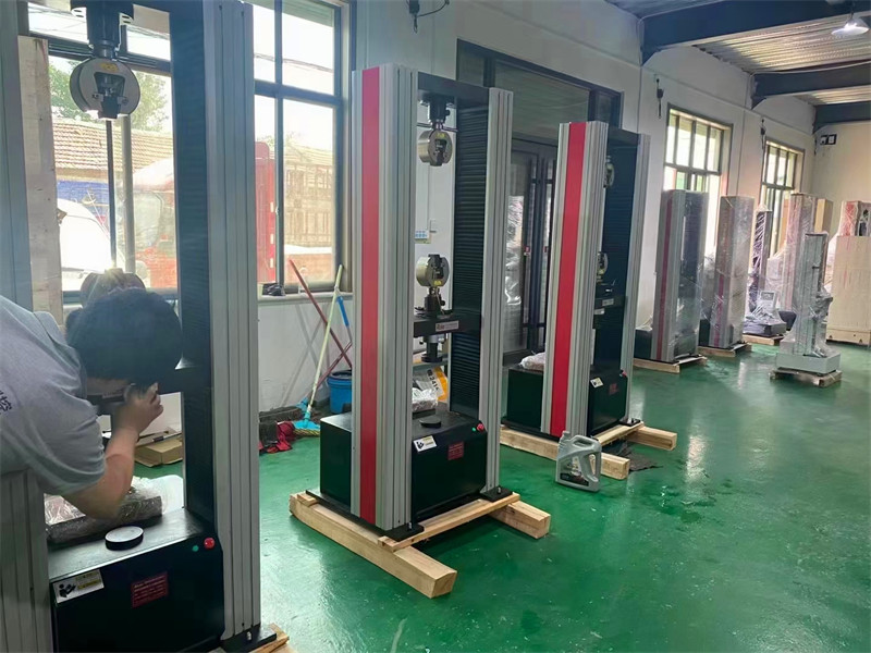 电子万能拉力机装配车间