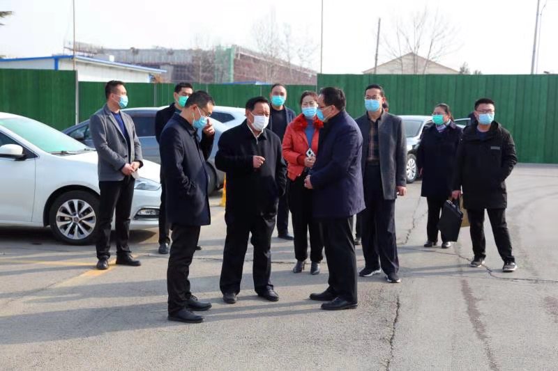 李克学同志来我院检查疫情防控安全生产等工作