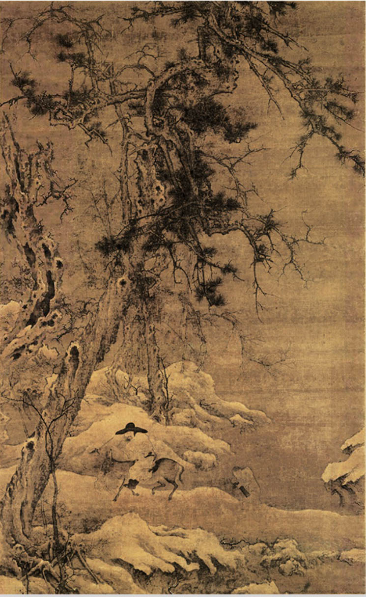 李成古木骑驴图162X100.jpg