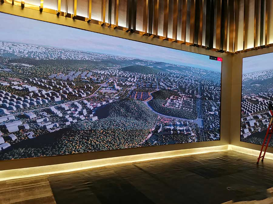 光谷五路某售楼展厅LED显示屏