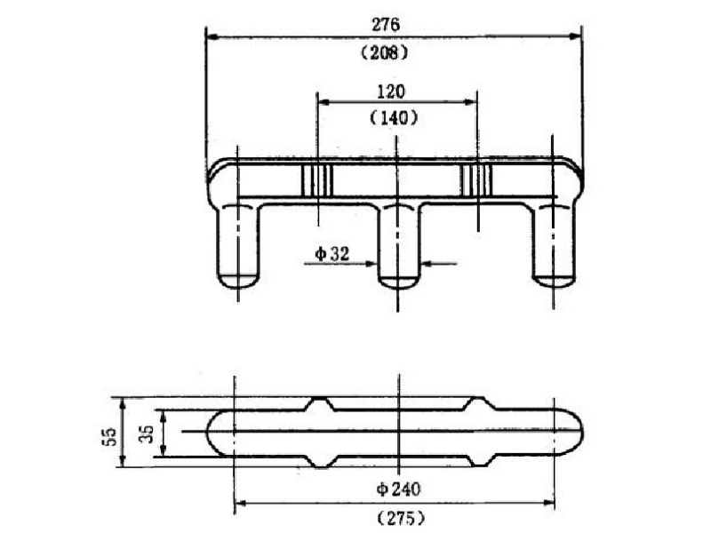 矿用e型螺栓图纸