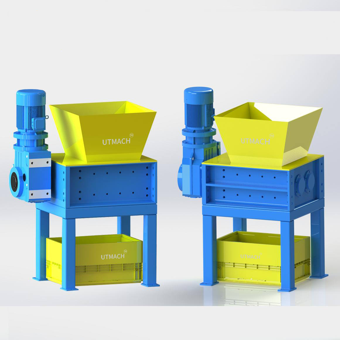 小型单电机双轴撕碎机  ​