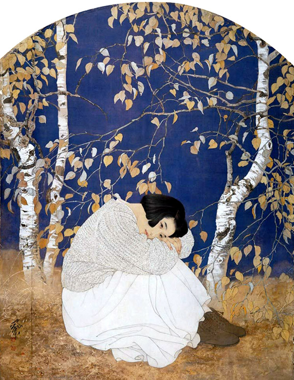 何家英工笔人物画