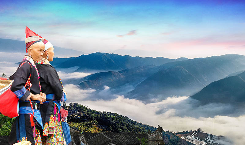 云南红头瑶一个神秘而淳朴的民族最令人称道的是瑶族药浴