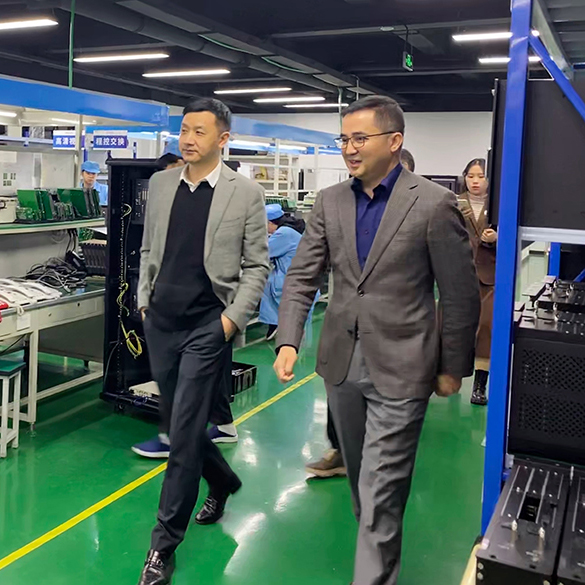 瓯海区委统战部副部长、工商联党组书记王成勇一行莅临恒捷智能走访调研